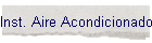 Inst. Aire Acondicionado