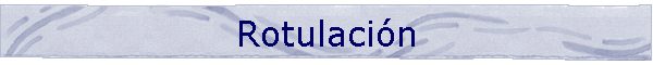 Rotulacin